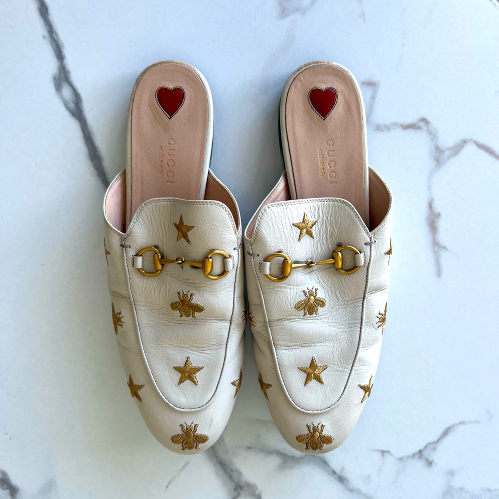 Gucci Princetown leather slippers